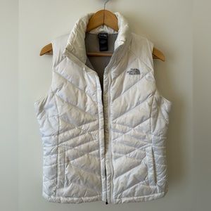 White North Face women’s vest, medium